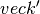 \\vec{k}'