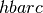 \\hbar c